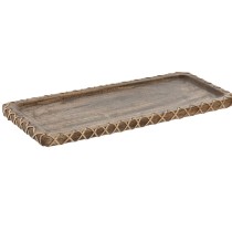 Centre de Table Home ESPRIT Naturel Bois de manguier Colonial 33 x 13 x 1,25 cm