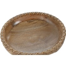 Centerpiece Home ESPRIT Natural Mango wood Colonial 25 x 25 x 9 cm