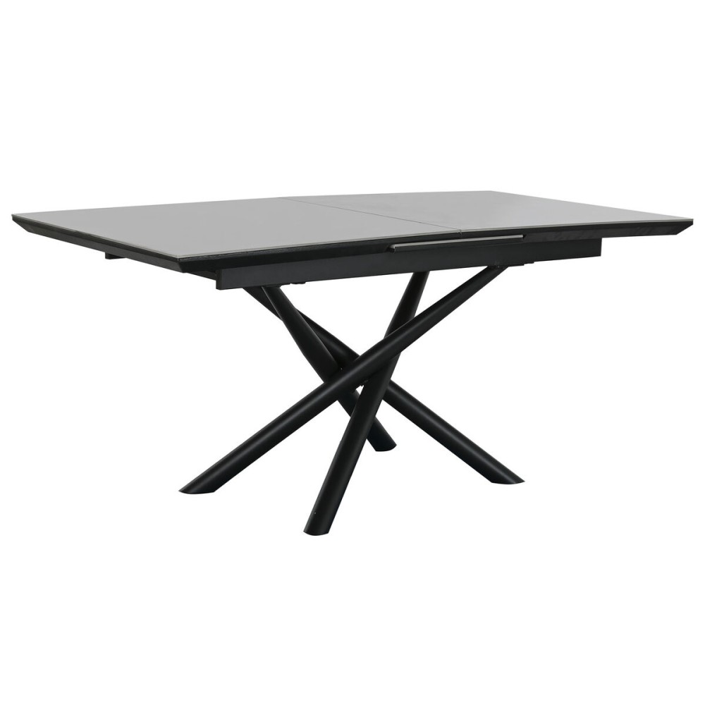 Esstisch Home ESPRIT Schwarz Grau Metall aus Keramik 160 x 90 x 76 cm