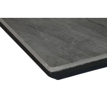 Dining Table Home ESPRIT Black Grey Metal Ceramic 160 x 90 x 76 cm