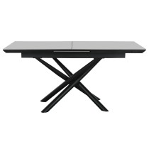 Dining Table Home ESPRIT Black Grey Metal Ceramic 160 x 90 x 76 cm