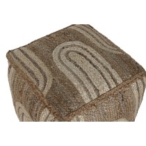 Repose-pied Home ESPRIT Beige Naturel 45 x 45 x 45 cm