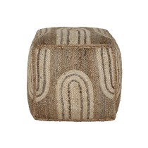 Repose-pied Home ESPRIT Beige Naturel 45 x 45 x 45 cm