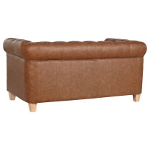 2-Seater Sofa Home ESPRIT Brown Natural Vintage 151 X 79 X 70 cm