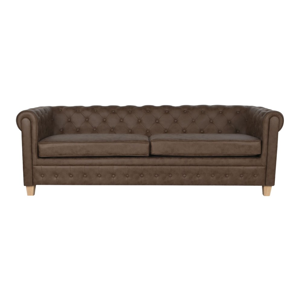 Dreisitzer-Sofa Home ESPRIT Braun Vintage 216 X 78 X 70 cm