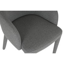 Chaise de Salle à Manger Home ESPRIT Gris Polyester Métal 59 X 63 X 86 cm