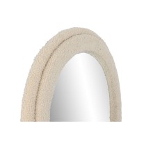 Wall mirror Home ESPRIT White Waves Velvet Scandi 60 x 4 x 160 cm