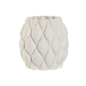 Vase Home ESPRIT White Ceramic Stoneware Modern 23 x 23 x 25 cm