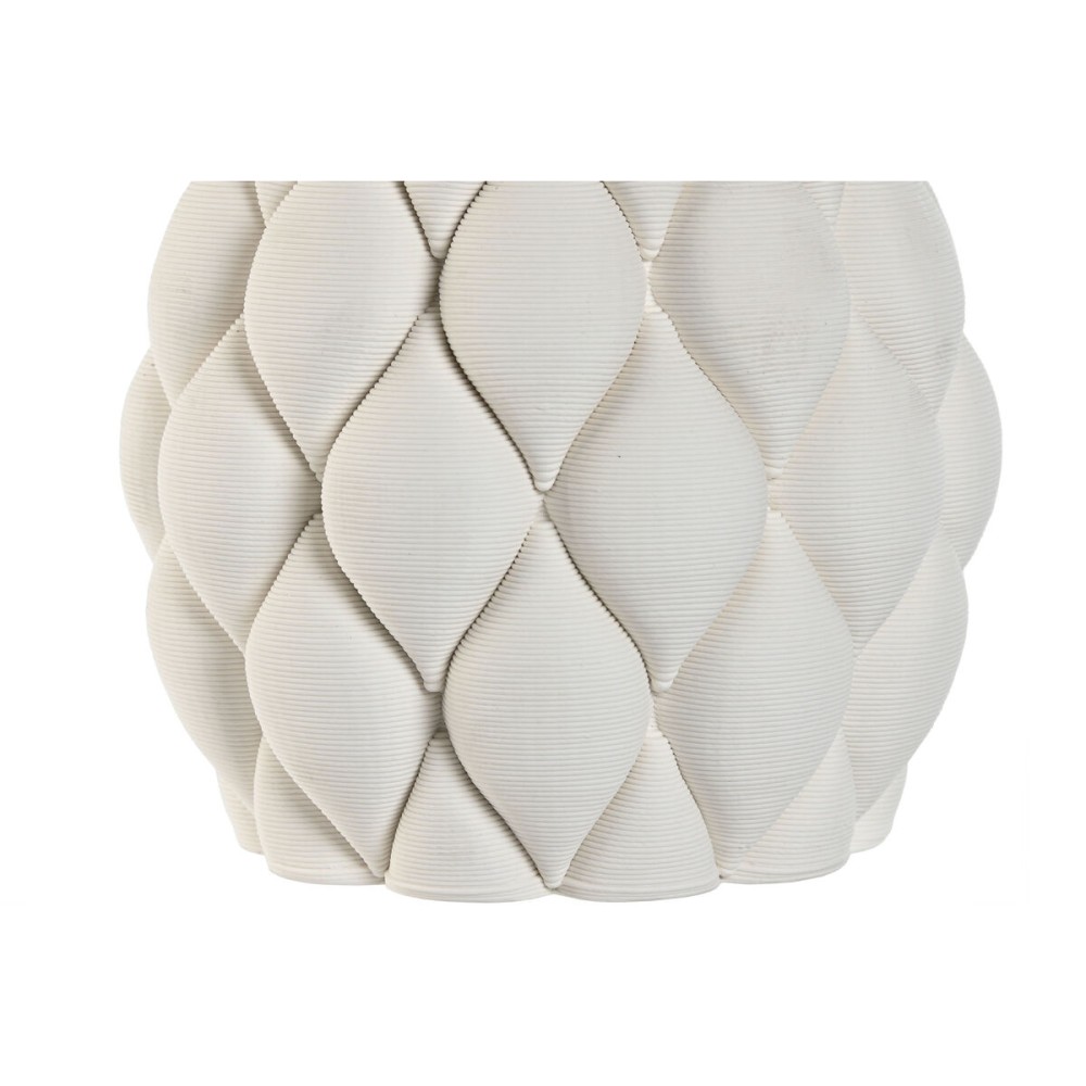 Vase Home ESPRIT White Ceramic Stoneware Modern 15 x 15 x 15 cm