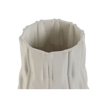 Vase Home ESPRIT White Stoneware Modern 14,5 x 14,5 x 24 cm