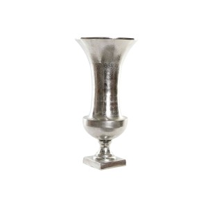 Vase Home ESPRIT Silver Aluminium Modern Wineglass 24 x 24 x 49 cm