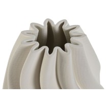 Vase Home ESPRIT White Stoneware Modern 16 x 16 x 32 cm