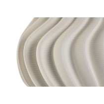 Vase Home ESPRIT White Stoneware Modern 22 x 22 x 26 cm