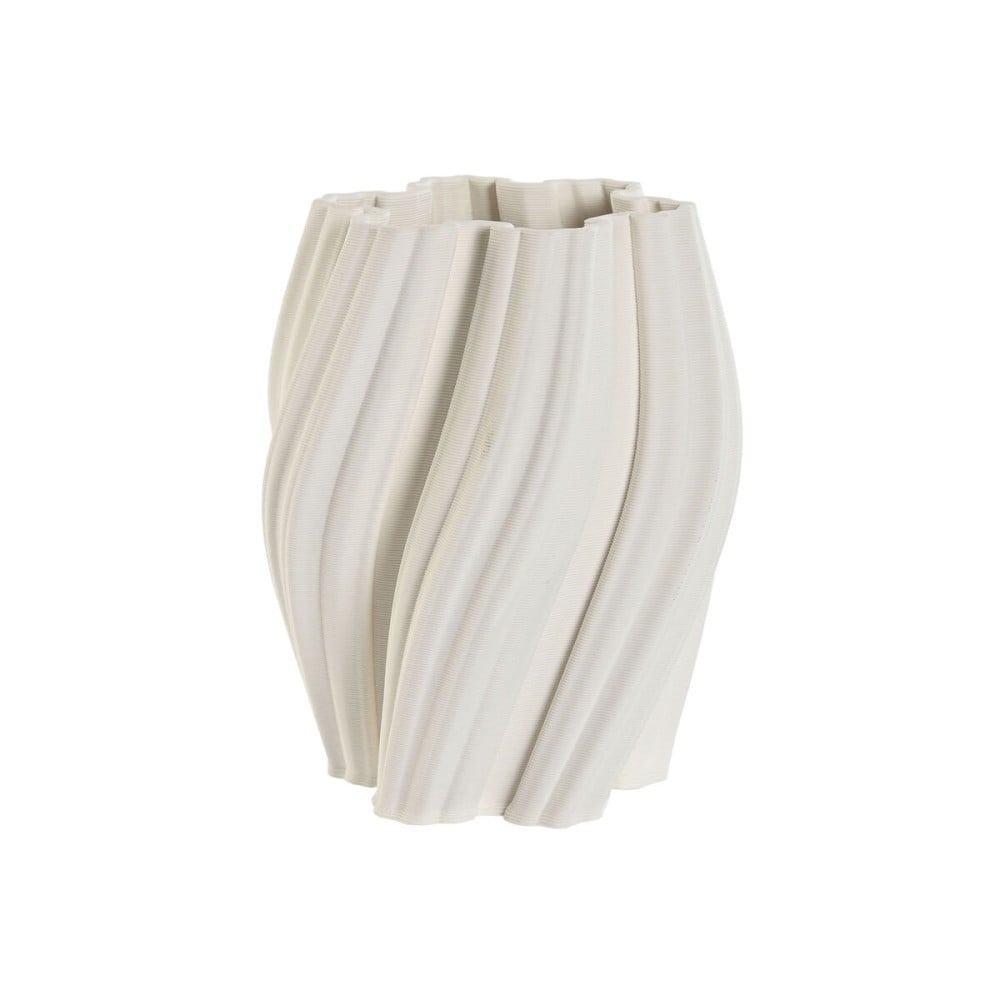 Vase Home ESPRIT Blanc Grès Moderne 16,5 X 16,5 X 20,5 cm