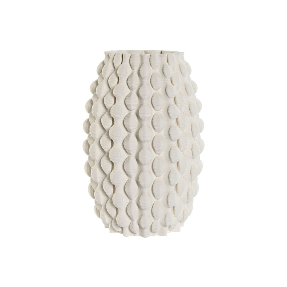 Vase Home ESPRIT Blanc Grès Moderne 17 X 17,5 X 28 cm