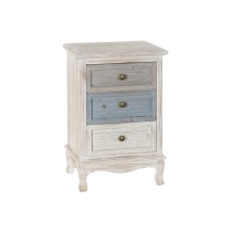 Nightstand Home ESPRIT White Sky blue Light grey 42 x 32 x 64,5 cm