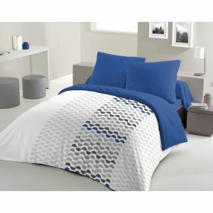 Parure de couette HOME LINGE PASSION Bleu 240 x 260 cm