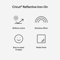 Vinyle adhésif pour plotter de découpe Cricut RAINBOW