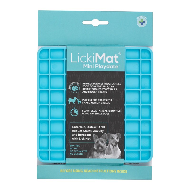 Mangeoire pour chiens Lickimat Turquoise TPR