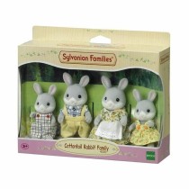 Set of Dolls Sylvanian Families Family Gray Rabbit