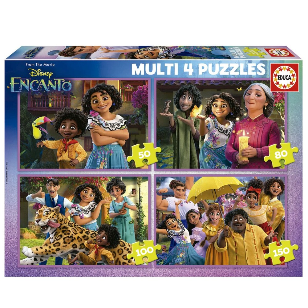 Set de 4 Puzzles Educa Disney