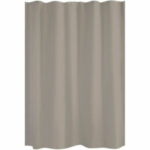 Rideau de Douche Gelco Uni Taupe 180 x 200 cm