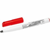 Filzstift Bic Velleda 1741 Weiß Rot Weißes Brett