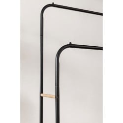 Hat stand Newlux Hangy Duo 30 Black Metal 115 x 50 x 150 cm