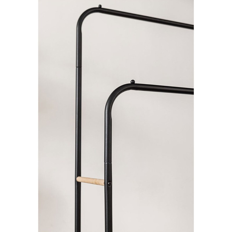 porte-manteaux Newlux Hangy Duo 30 Noir Métal 115 x 50 x 150 cm