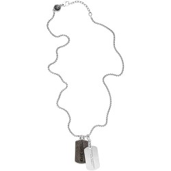 Men's Necklace Diesel DOUBLE DOGTAGS