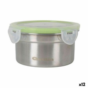 Lunchbox hermetisch Quttin kreisförmig 300 ml Edelstahl (12 Stück)