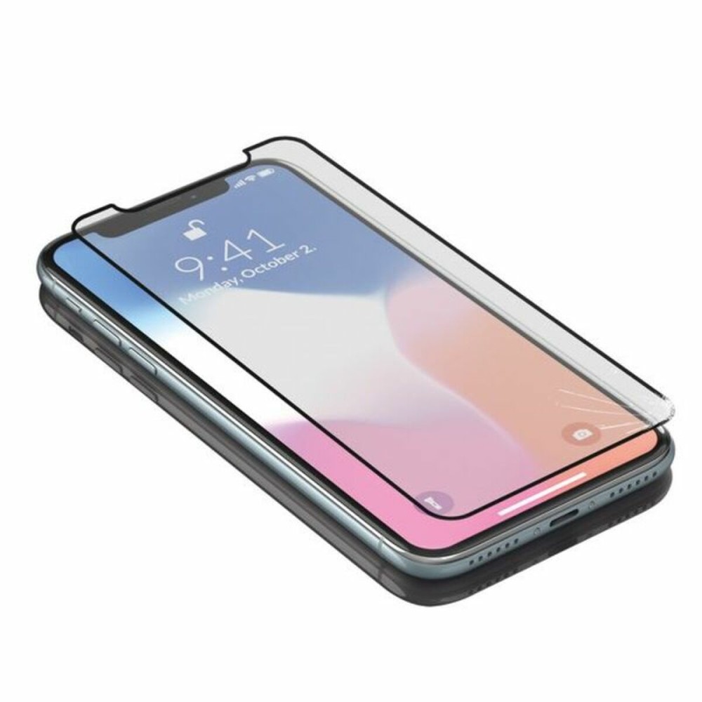 Bildschirmschutz aus Hartglas fürs Handy Iphone X-Xs KSIX Armor Schwarz