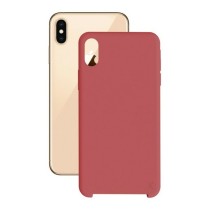 Protection pour téléphone portable iPhone XS Max KSIX Soft Rouge