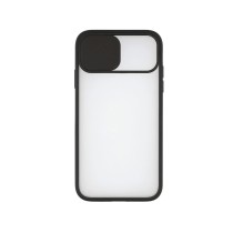 Housse pour Mobile avec Bord en TPU iPhone 12 Mini KSIX Duo Soft Cam Protect Noir