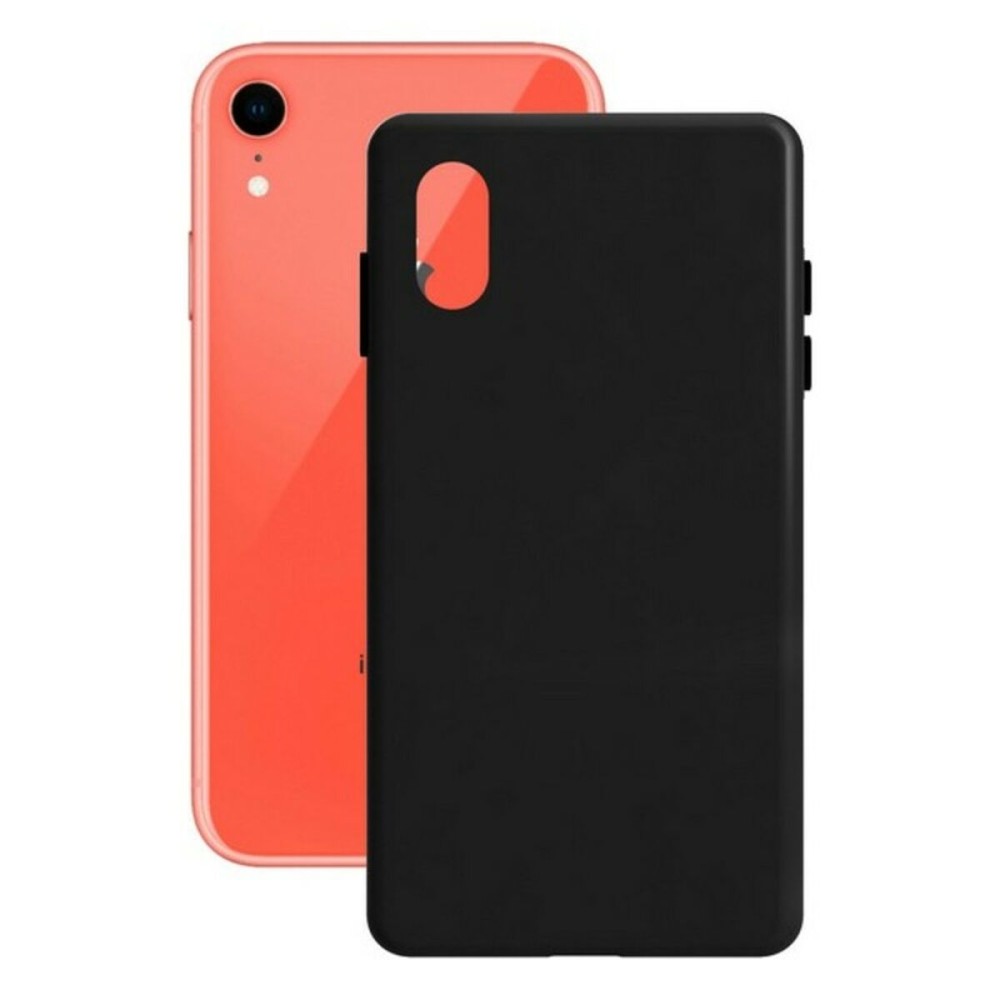 Mobile cover IPHONE XR KSIX Black Rigid Iphone XR