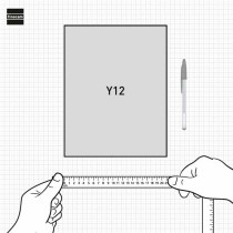 Agenda Finocam DYNAMIC MILANO Y12 Noir 21 x 27 cm 2025