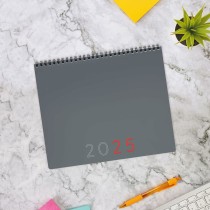 Yearly planner Finocam Grey Paper 25 x 20 cm 2025