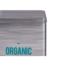 Distributeur de céréales Organic Gris Fer blanc 12 x 24,7 x 17,6 cm (12 Unités)