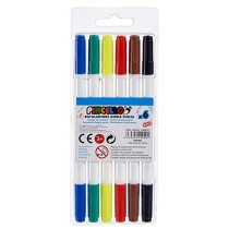 Set of Felt Tip Pens Double-ended Multicolour (72 Units)