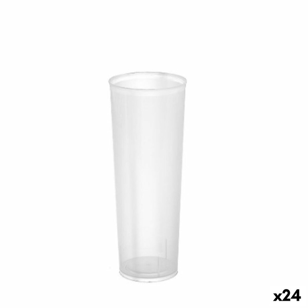 Lot de verres réutilisables Algon Transparent 24 Unités 330 ml (20 Pièces)