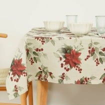 Nappe enduite antitache Belum Christmas Rouge Vert Lin 250 x 150 cm