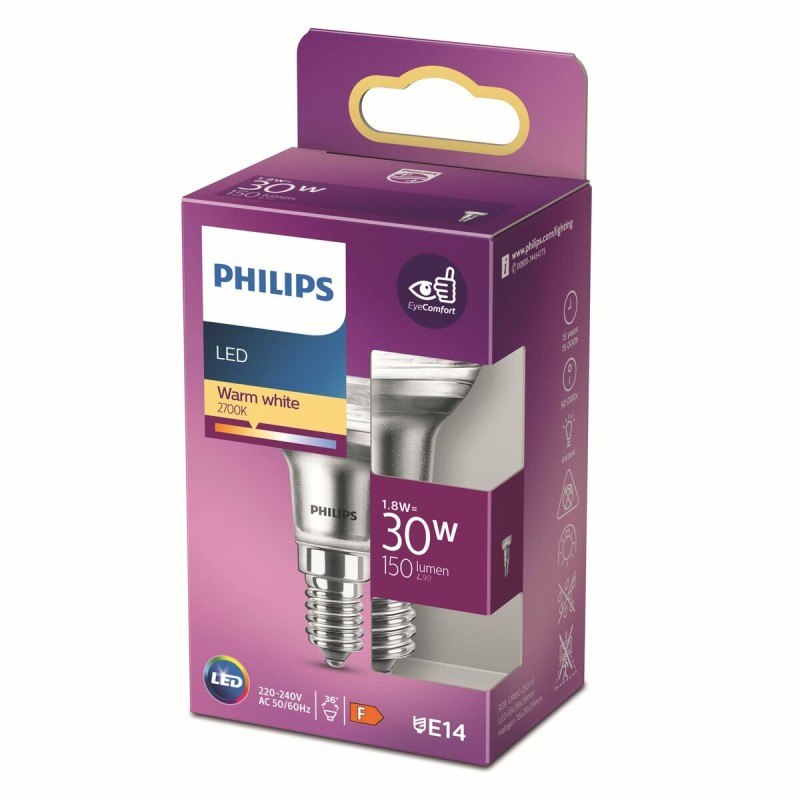 LED-Lampe Philips Classic F 30 W 1,8 W E14 150 Lm Reflektor (2700 K)