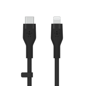 Câble USB-C vers Lightning Belkin CAA009BT1MBK Noir 1 m (1 Unité)