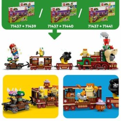 Konstruktionsspiel Lego 71437 Bowser's Express Train Bunt