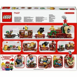 Konstruktionsspiel Lego 71437 Bowser's Express Train Bunt