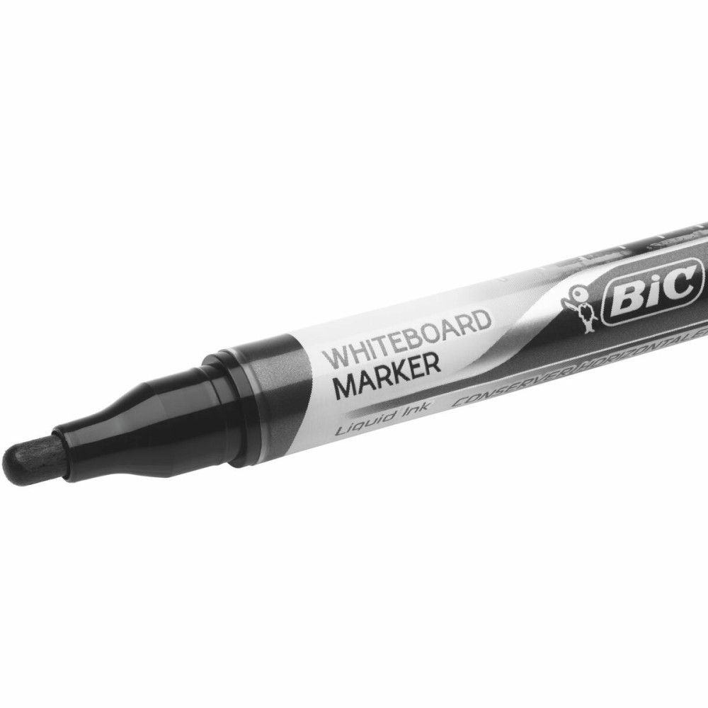 Marker pen/felt-tip pen Bic Velleda Black (12 Pieces)