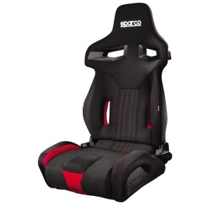 Siège Racing Sparco 009011NRRS Voiture Noir Rouge