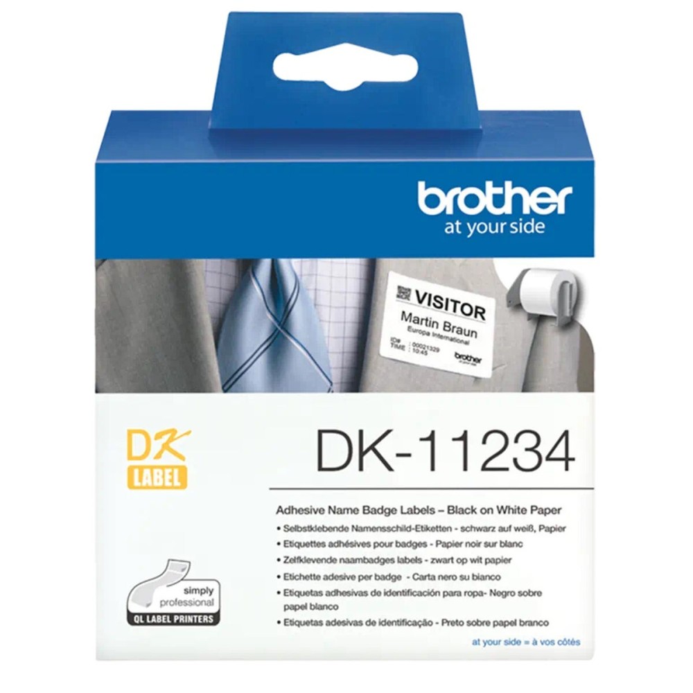 Schlagwörter Brother DK11234 Weiß Schwarz