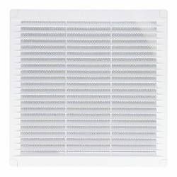 Grille de ventilation EDM 87706 Blanc 25 x 25 x 0,7 cm Moustiquaire