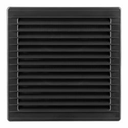 Ventilation grille EDM 87730 Anthracite 17 x 17 cm Mosquito net